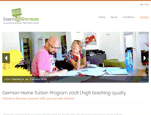 Tablet Screenshot of learn-german-home-tuition.com